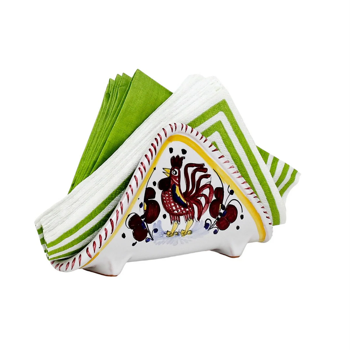 ORVIETO RED ROOSTER: Napkin Holder - Image 5