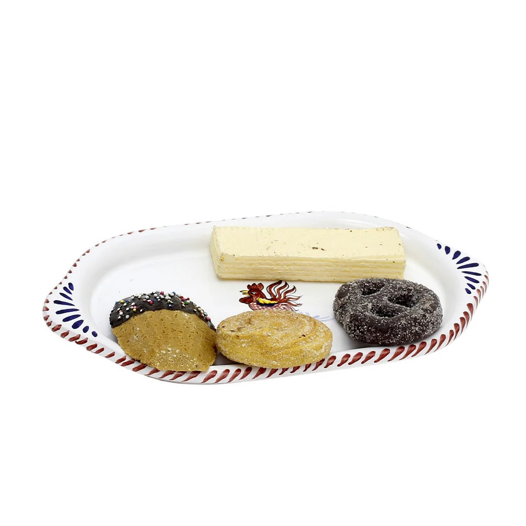 ORVIETO RED ROOSTER: Oval/Oblong Small Tray - Image 7