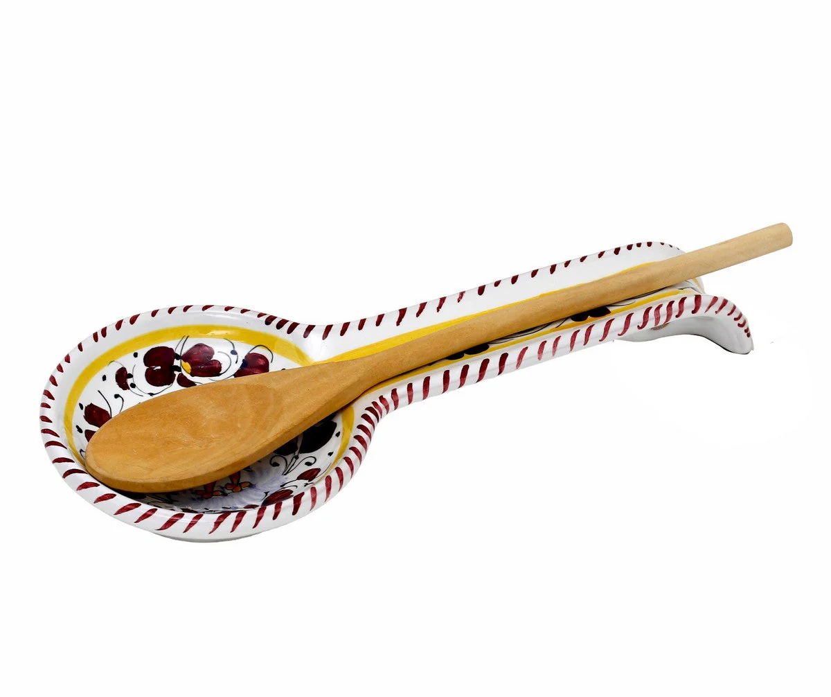 ORVIETO RED ROOSTER: Spoon Rest - Image 3