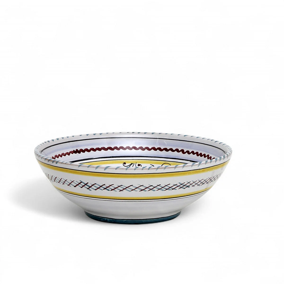 ORVIETO GREEN ROOSTER: Coupe Pasta/Soup Bowl - Image 5