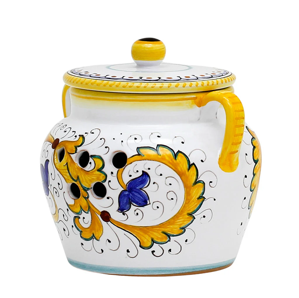 PERUGINO: NEW Garlic/Onion Jar Keeper with handles - Image 3