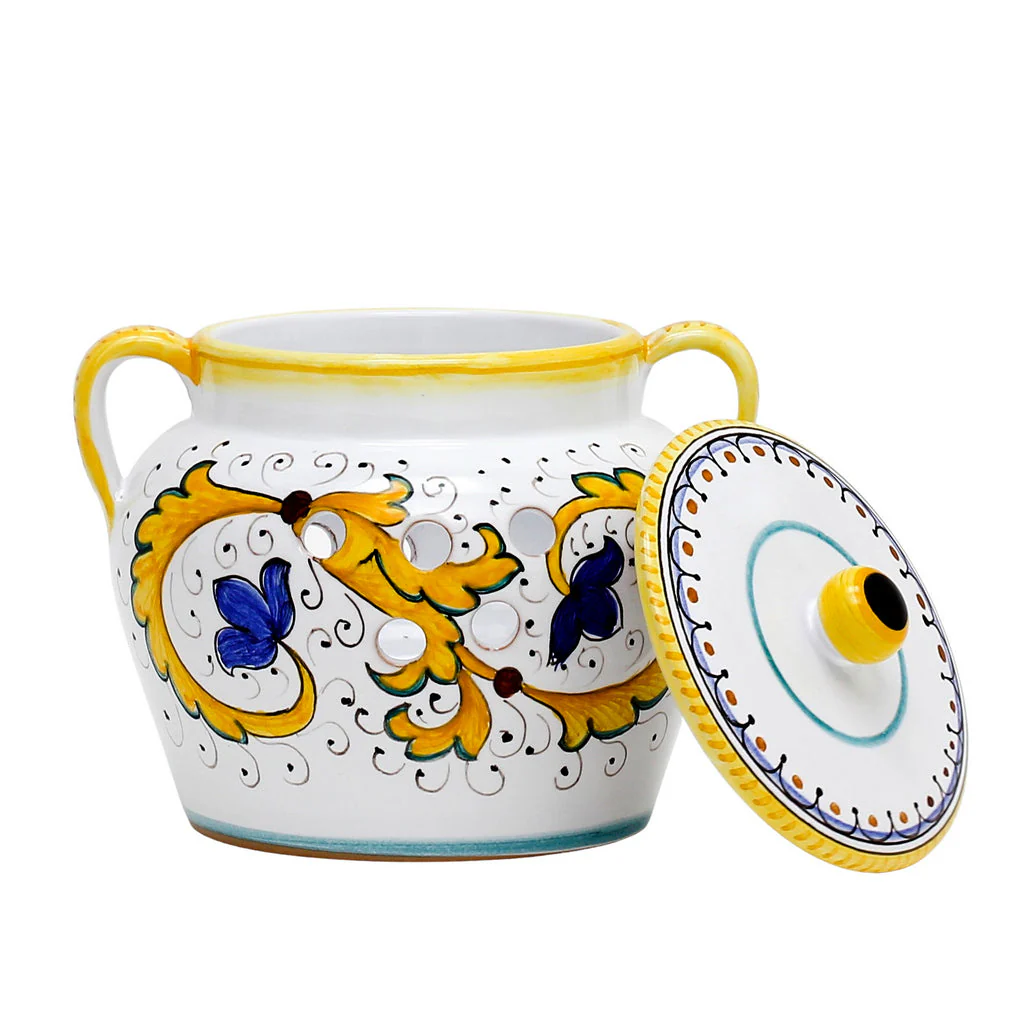 PERUGINO: NEW Garlic/Onion Jar Keeper with handles - Image 4