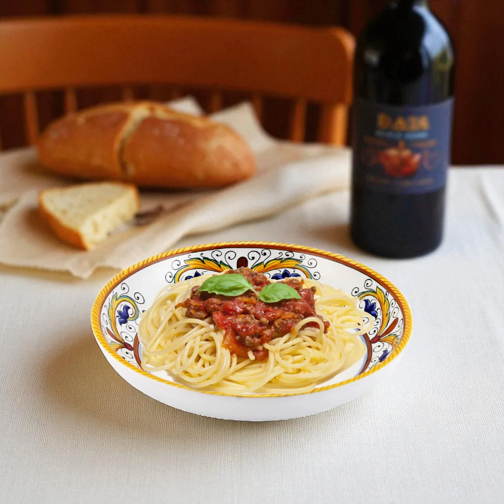 RAFFAELLESCO-PERUGINO: Risotto/Pasta/Cioppino round shallow coupe bowl - Image 2