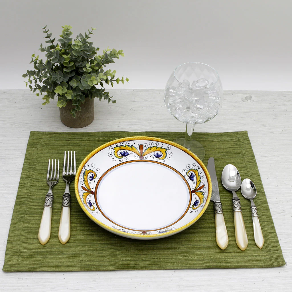 RAFFAELLESCO-PERUGINO: Risotto/Pasta/Cioppino round shallow coupe bowl - Image 6