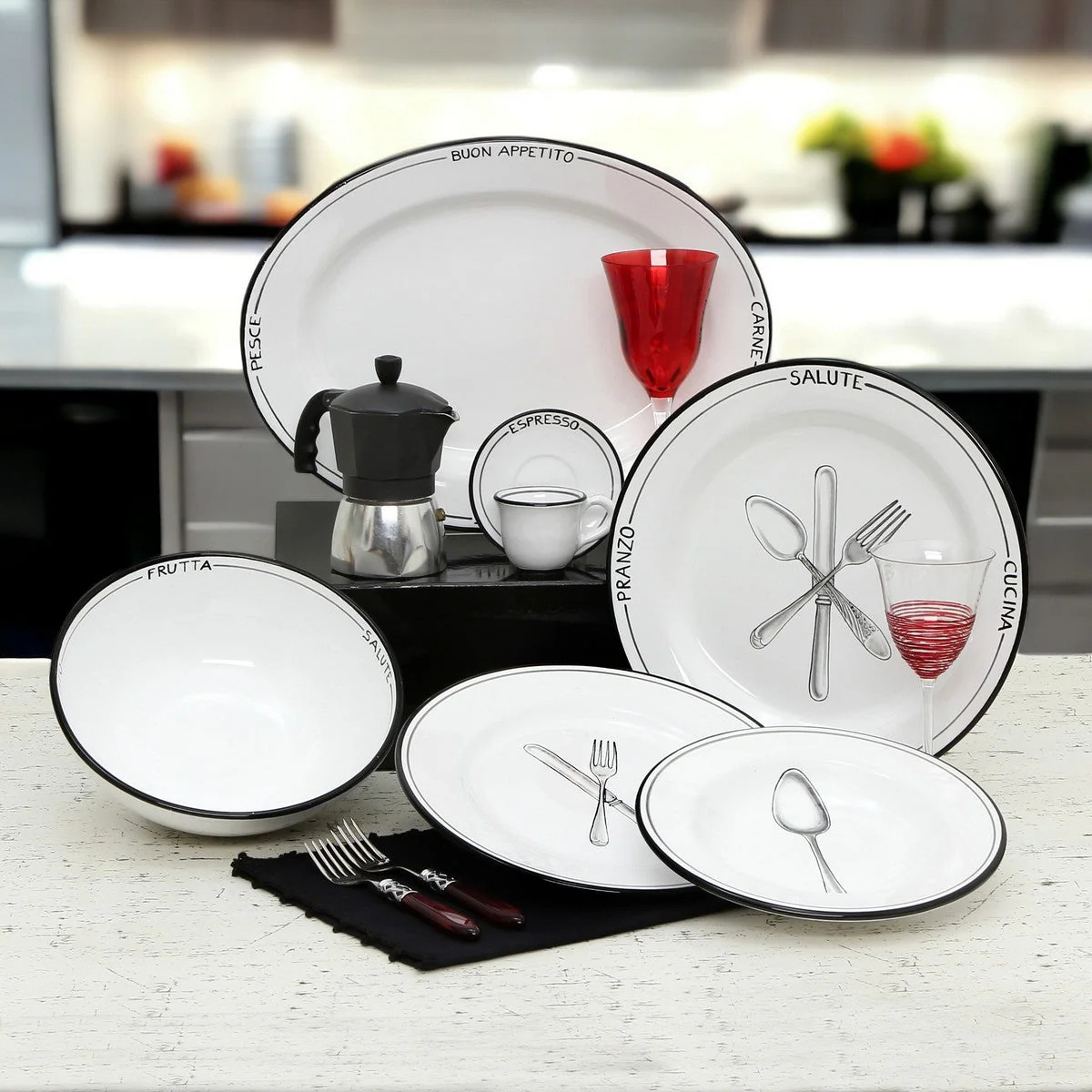 POSATA NERO: Dinner Plate - Image 3