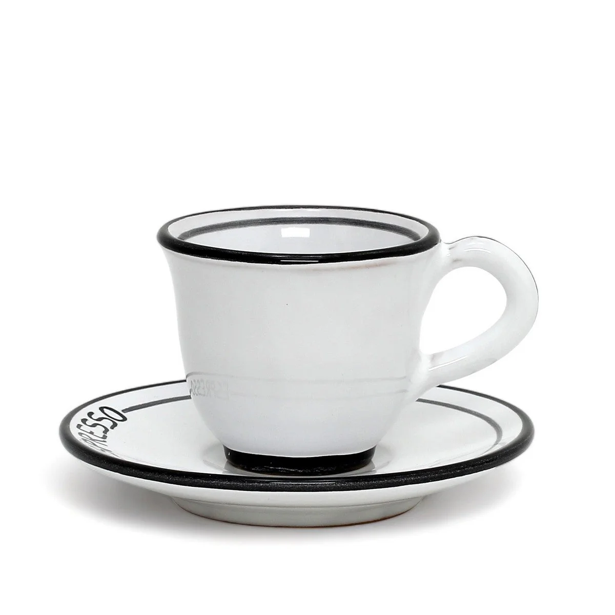 POSATA NERO: Espresso Cup and Saucer - Image 3