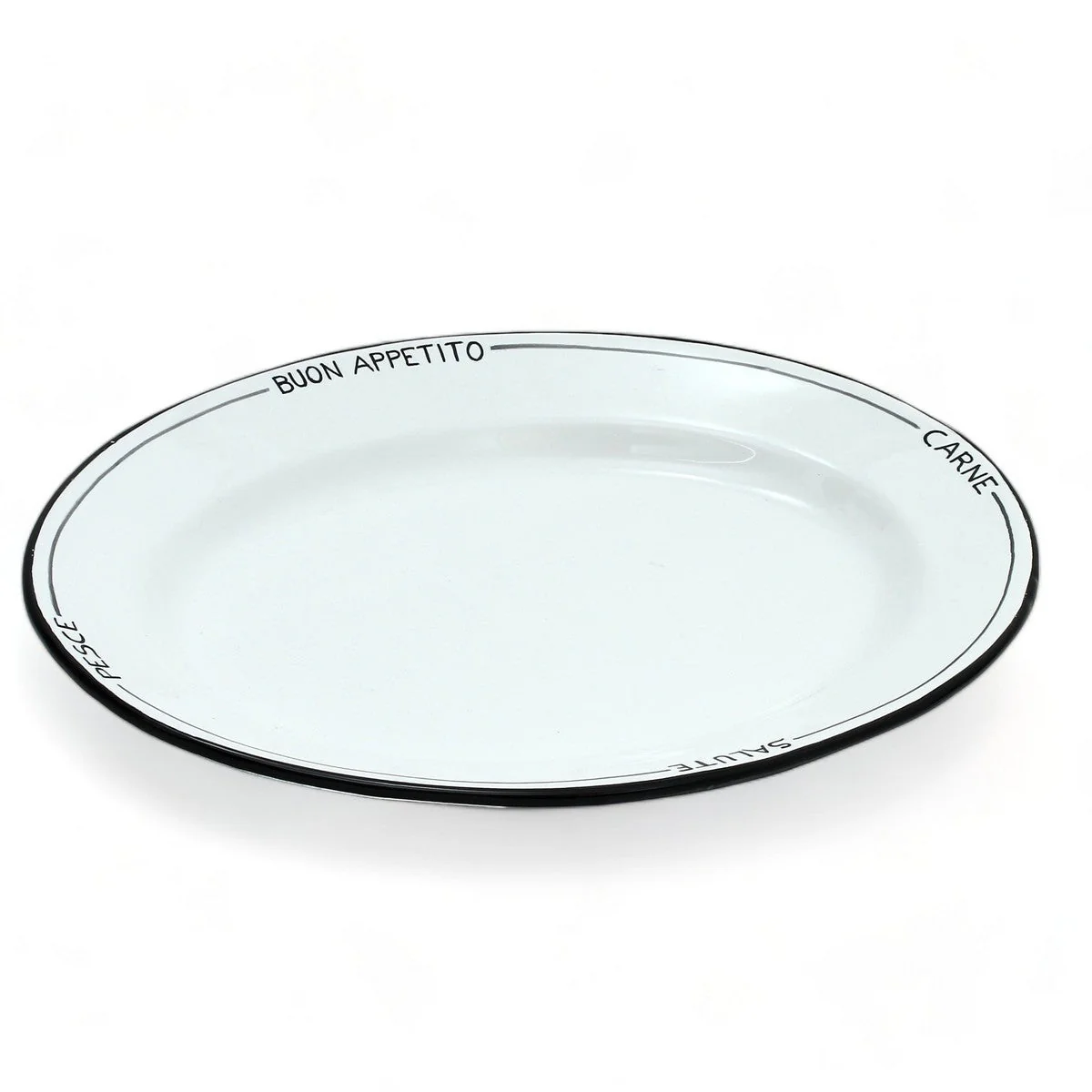 POSATA NERO: Oval Serving Platter - Image 3