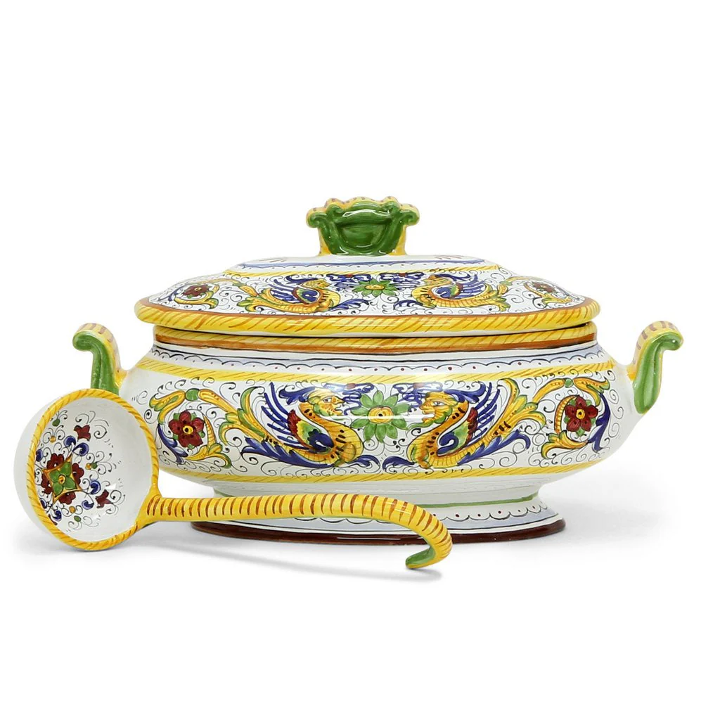 RAFFAELLESCO DELUXE: Oval Soup Tureen with Ladle - Image 3