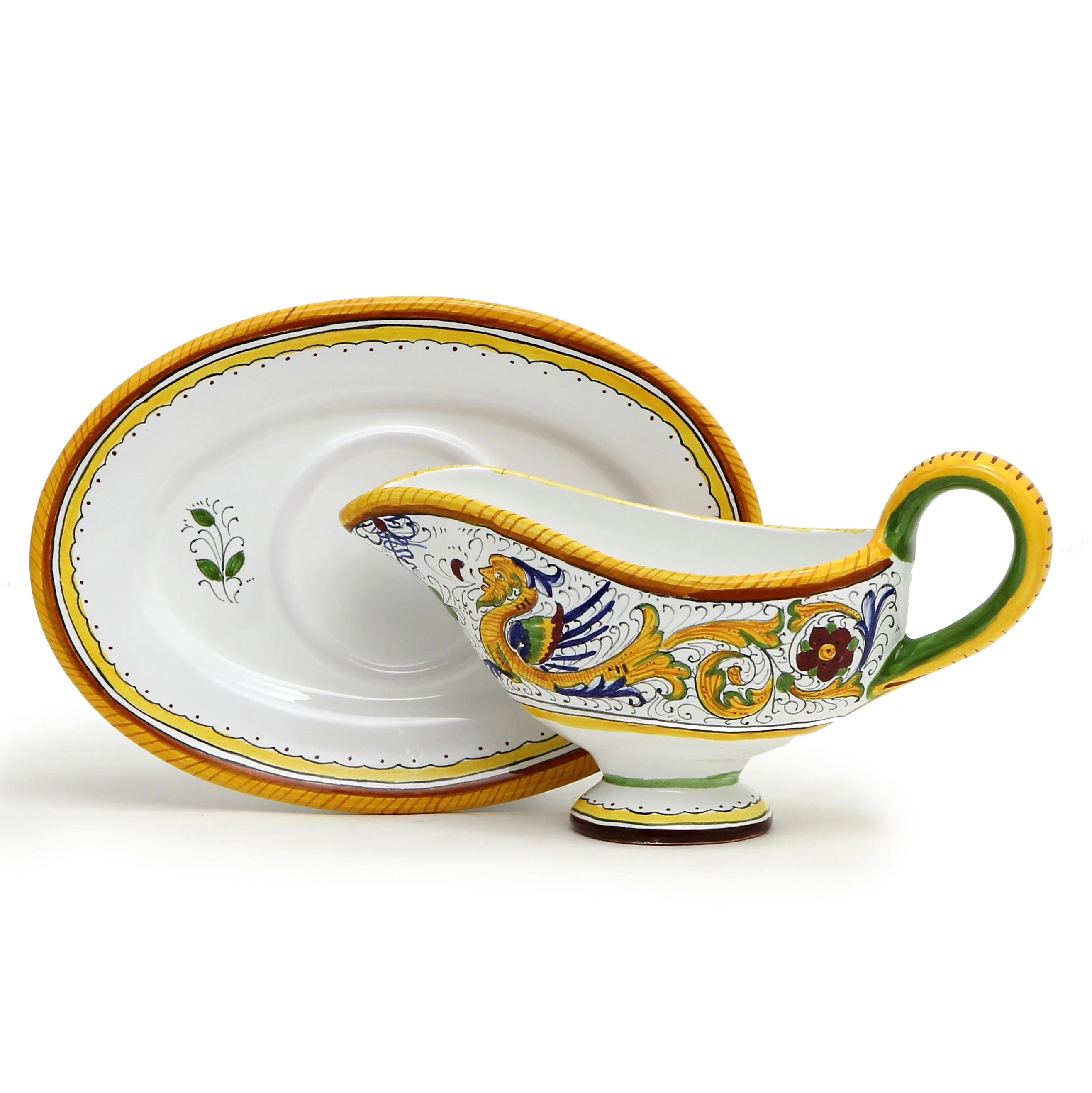 RAFFAELLESCO DELUXE: Gravy Sauce Boat with Tray - Image 3