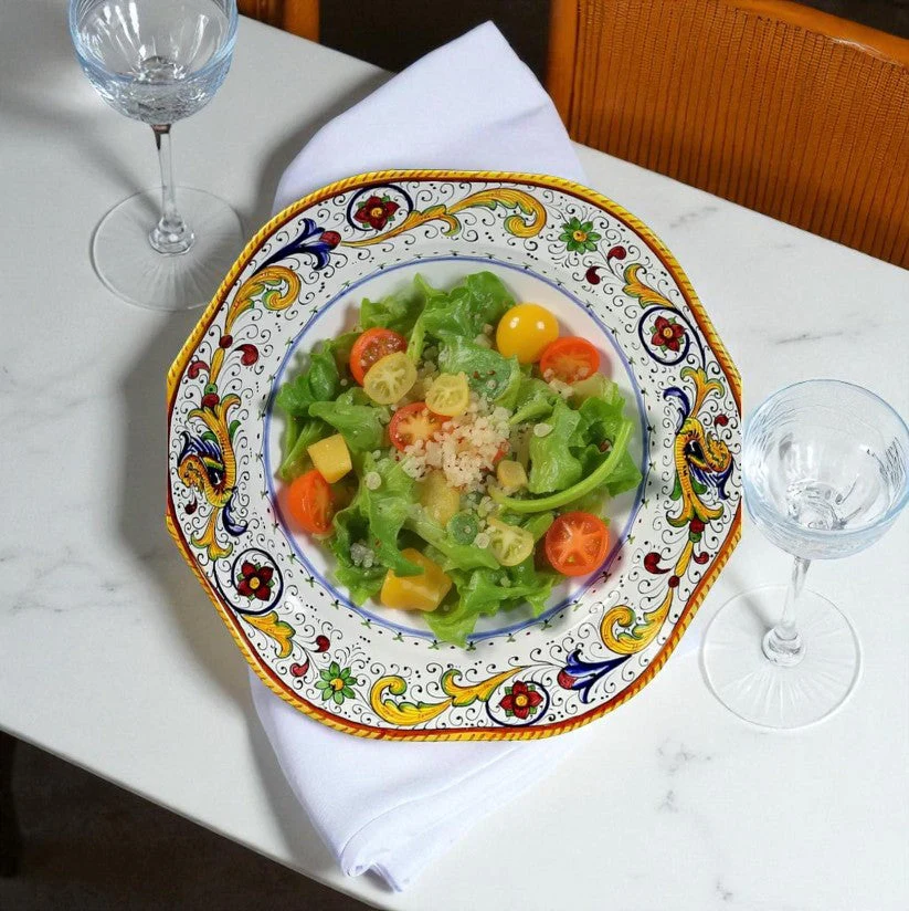 RAFFAELLESCO DELUXE: Hexagonal Lg Salad Pasta Bowl - Image 2