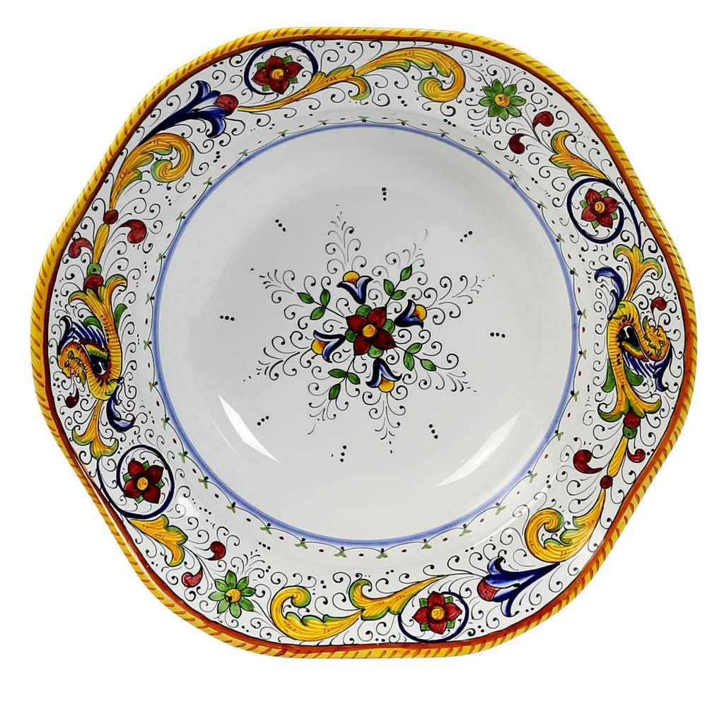 RAFFAELLESCO DELUXE: Hexagonal Lg Salad Pasta Bowl - Image 3
