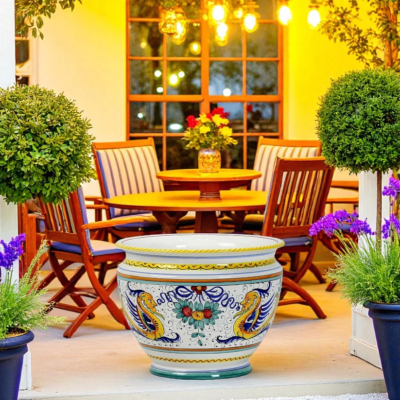 RAFFAELLESCO DELUXE: Luxury Cachepot Planter MED - Image 4