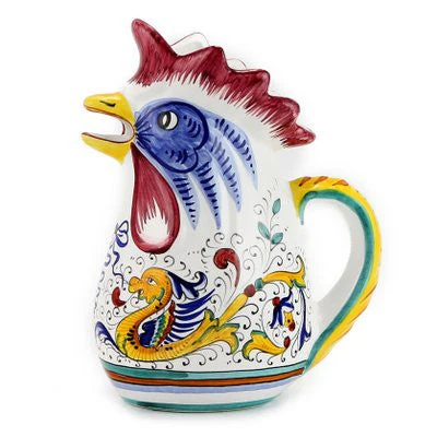 RAFFAELLESCO DELUXE: Rooster of Fortune pitcher (1 Liter 34 Oz 1 Qt) - Image 3