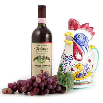 RAFFAELLESCO DELUXE: Rooster of Fortune pitcher (1 Liter 34 Oz 1 Qt) - Image 5
