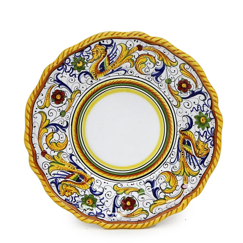 RAFFAELLESCO DELUXE: Salad Plate - White Center