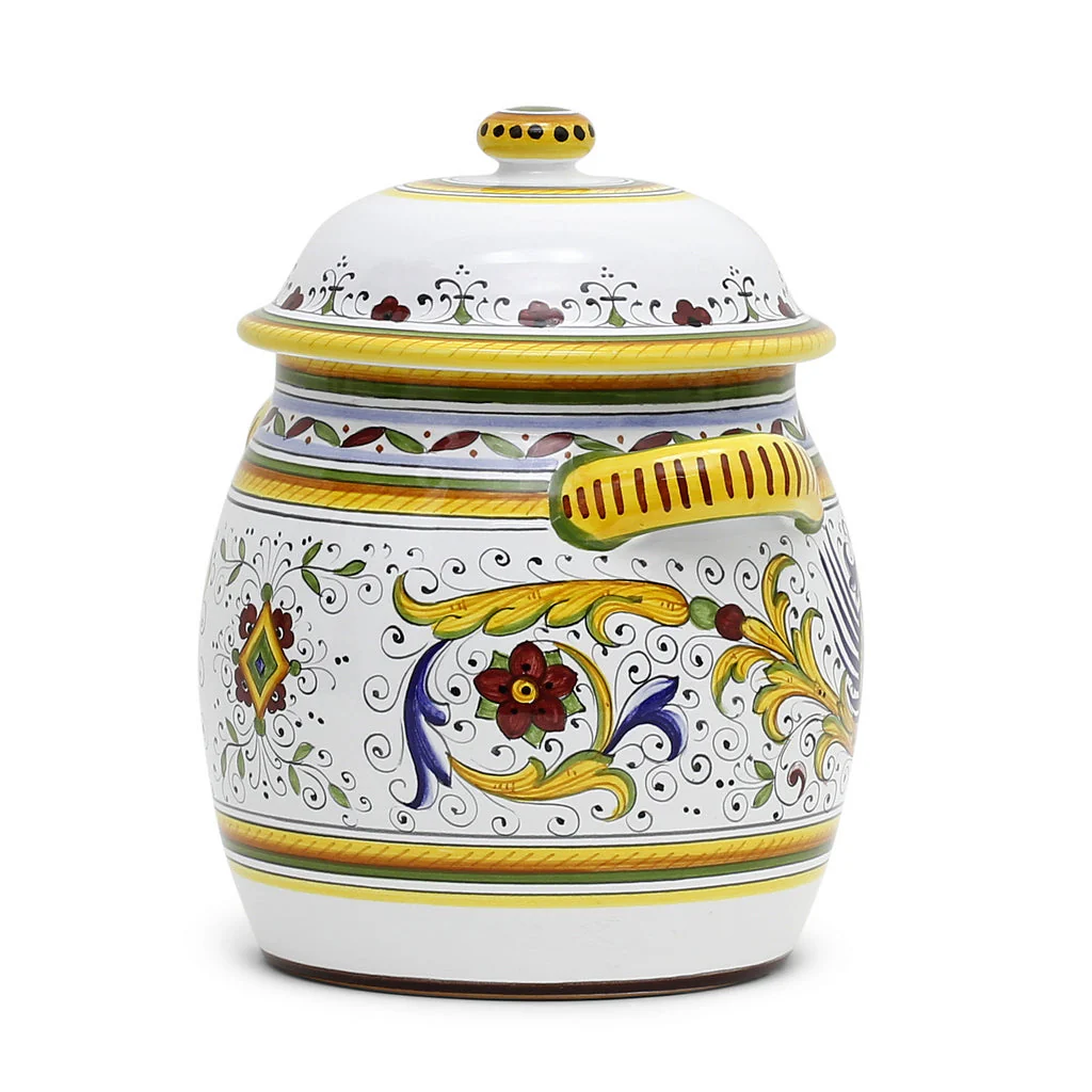 RAFFAELLESCO DELUXE: Traditional Deruta Biscotti Jar - Image 5