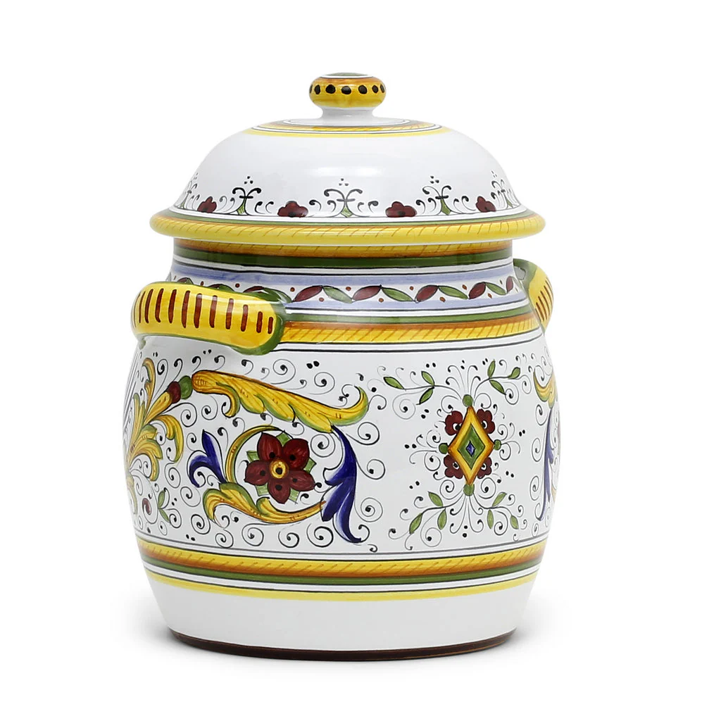 RAFFAELLESCO DELUXE: Traditional Deruta Biscotti Jar - Image 6