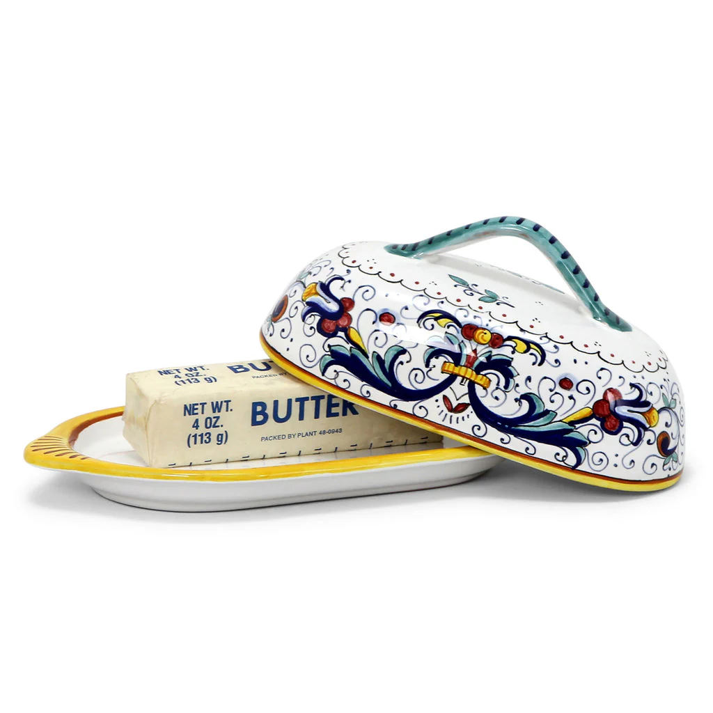 RICCO DERUTA DELUXE: Oval Butter Dish with Cover - Image 3