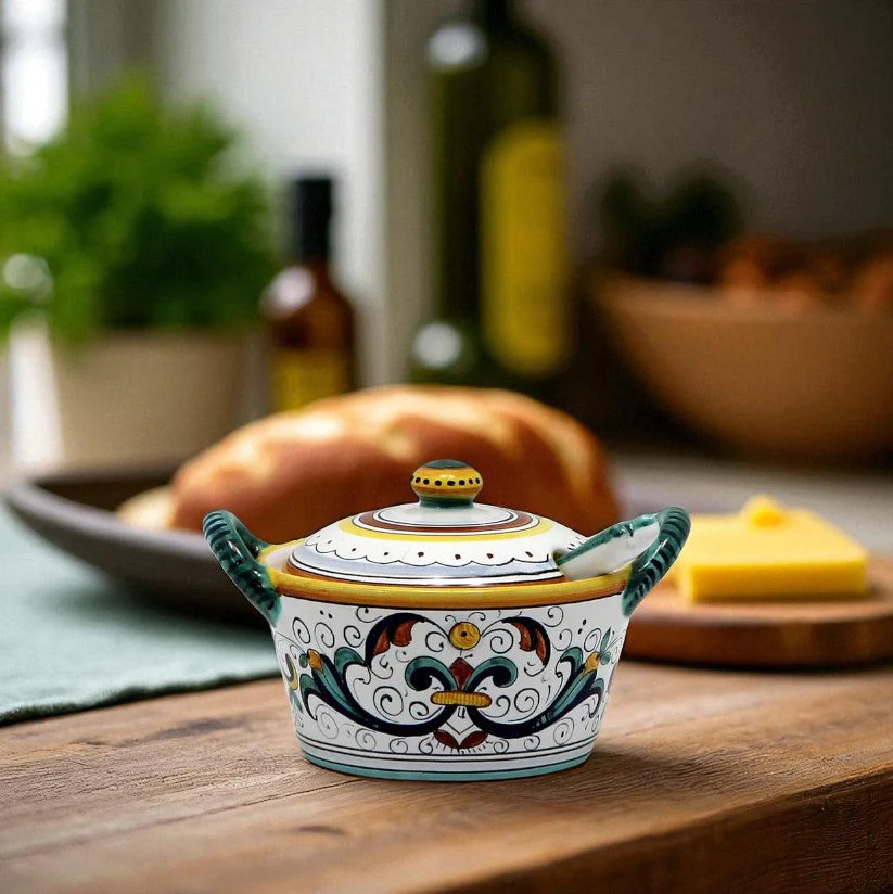 RICCO DERUTA DELUXE: Covered Parmesan Cheese Bowl with Spoon - Image 9