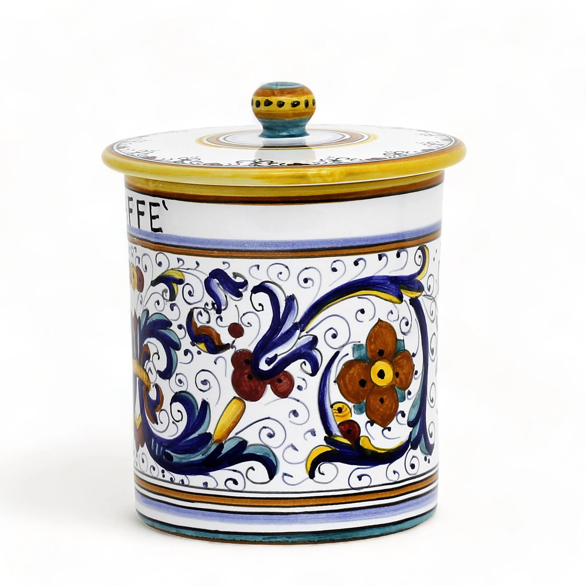 RICCO DERUTA DELUXE: Canister with Ceramic Lid - 'CAFFE' (Coffee) - Image 4