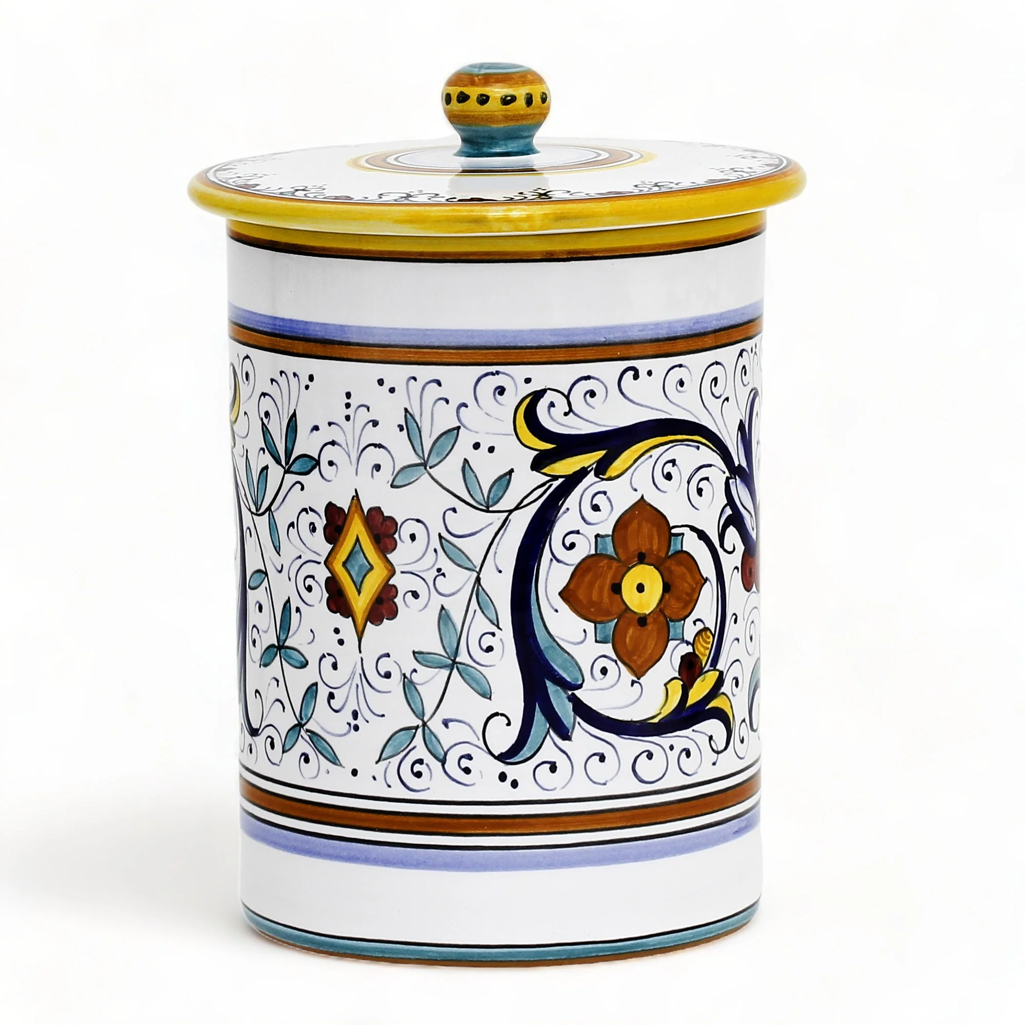 RICCO DERUTA DELUXE: Canister with Ceramic Lid - 'FARINA' (Flour) - Image 4