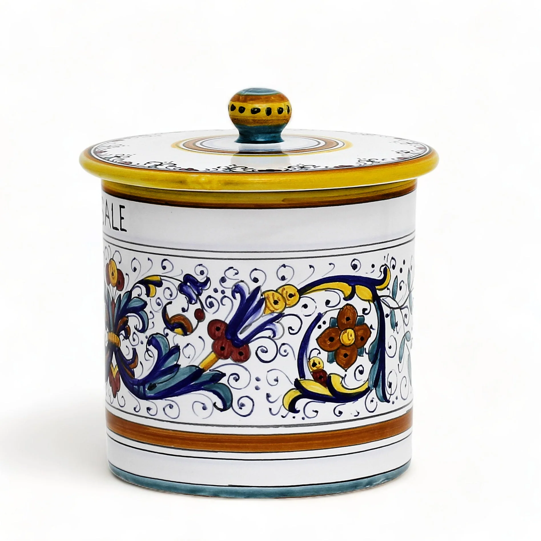 RICCO DERUTA DELUXE: Canister with Ceramic Lid - 'SALE' (Salt) - Image 3