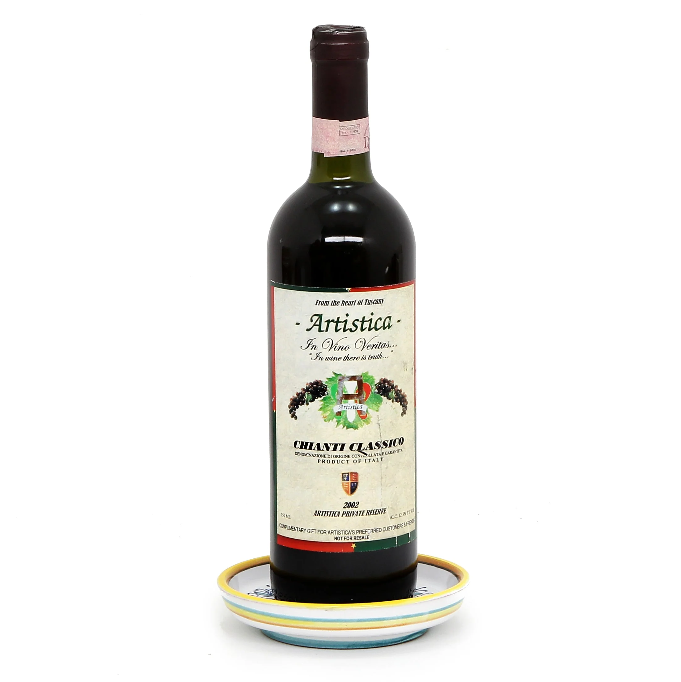 RICCO DERUTA DELUXE: Deruta Wine Coaster/Dipping Bowl - Image 4