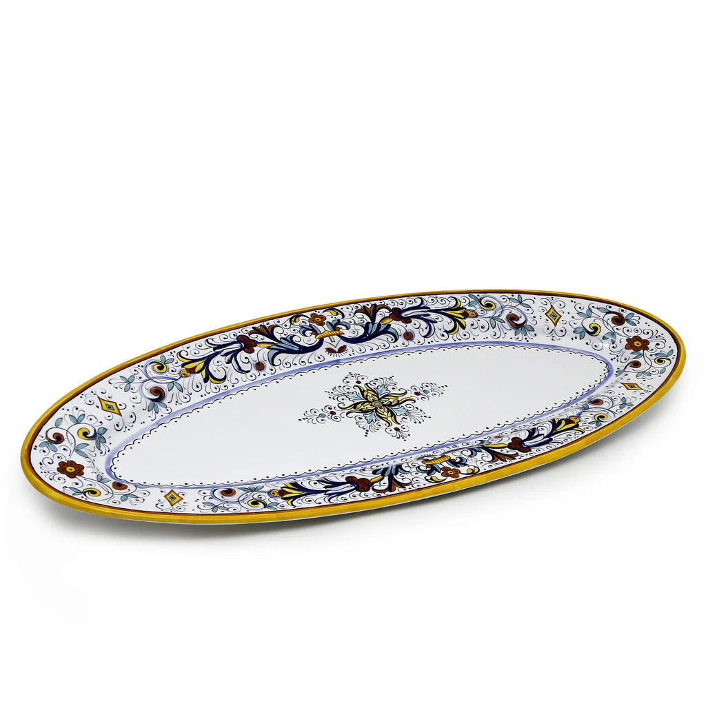 RICCO DERUTA DELUXE: Fish/Hors d'Oeuvres Oval Narrow Platter - Image 3