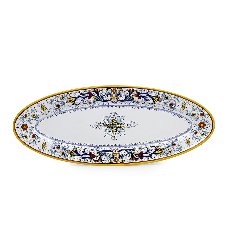 RICCO DERUTA DELUXE: Fish/Hors d'Oeuvres Oval Narrow Platter - Image 4