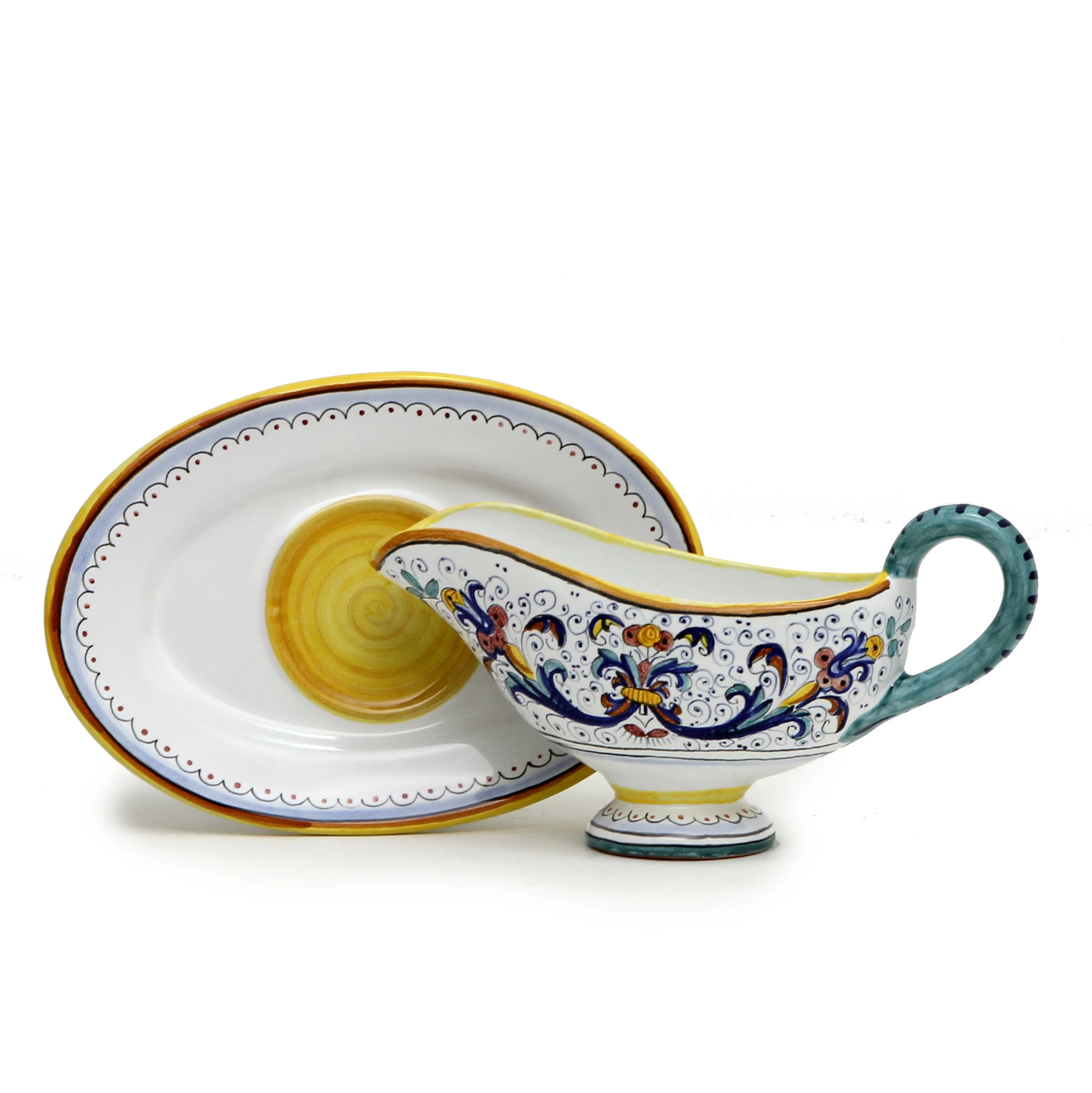 RICCO DERUTA DELUXE: Gravy Sauce Boat with Tray - Image 3