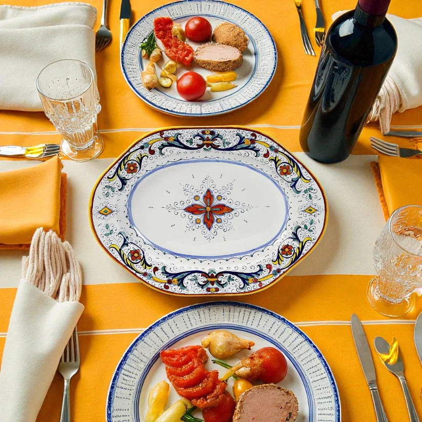 RICCO DERUTA DELUXE: Hexagonal Extra Large Oval Platter - Image 2