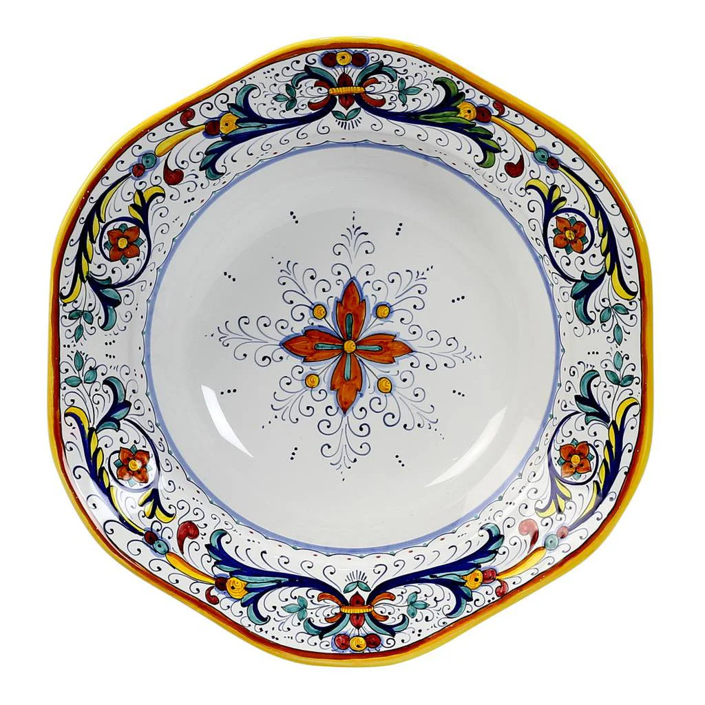 RICCO DERUTA DELUXE: Hexagonal Lg Salad Pasta Bowl - Image 3