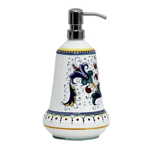 RICCO DERUTA CLASSICO: Liquid Soap/Lotion Dispenser with Chrome Pump (Large 26 OZ) - Image 3