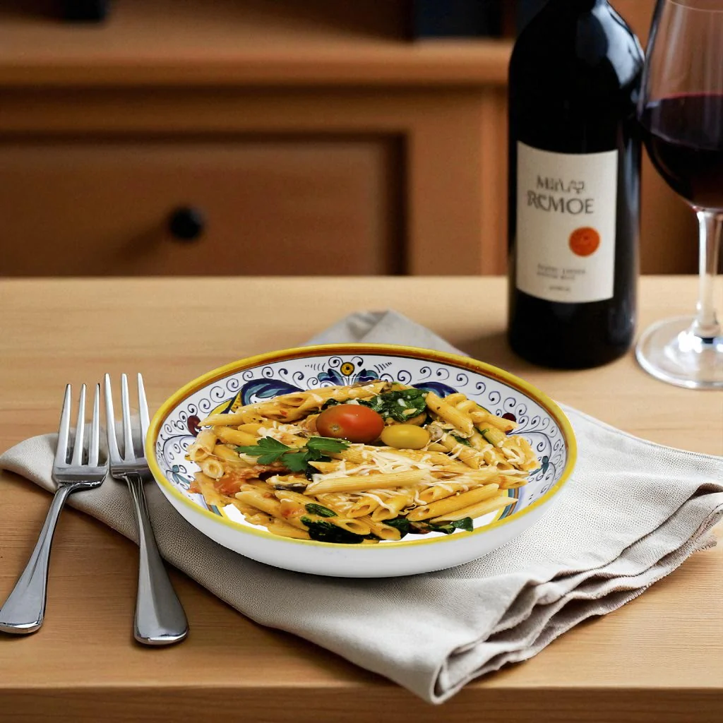RICCO DERUTA DELUXE: Risotto/Pasta/Cioppino round shallow coupe bowl - Image 2