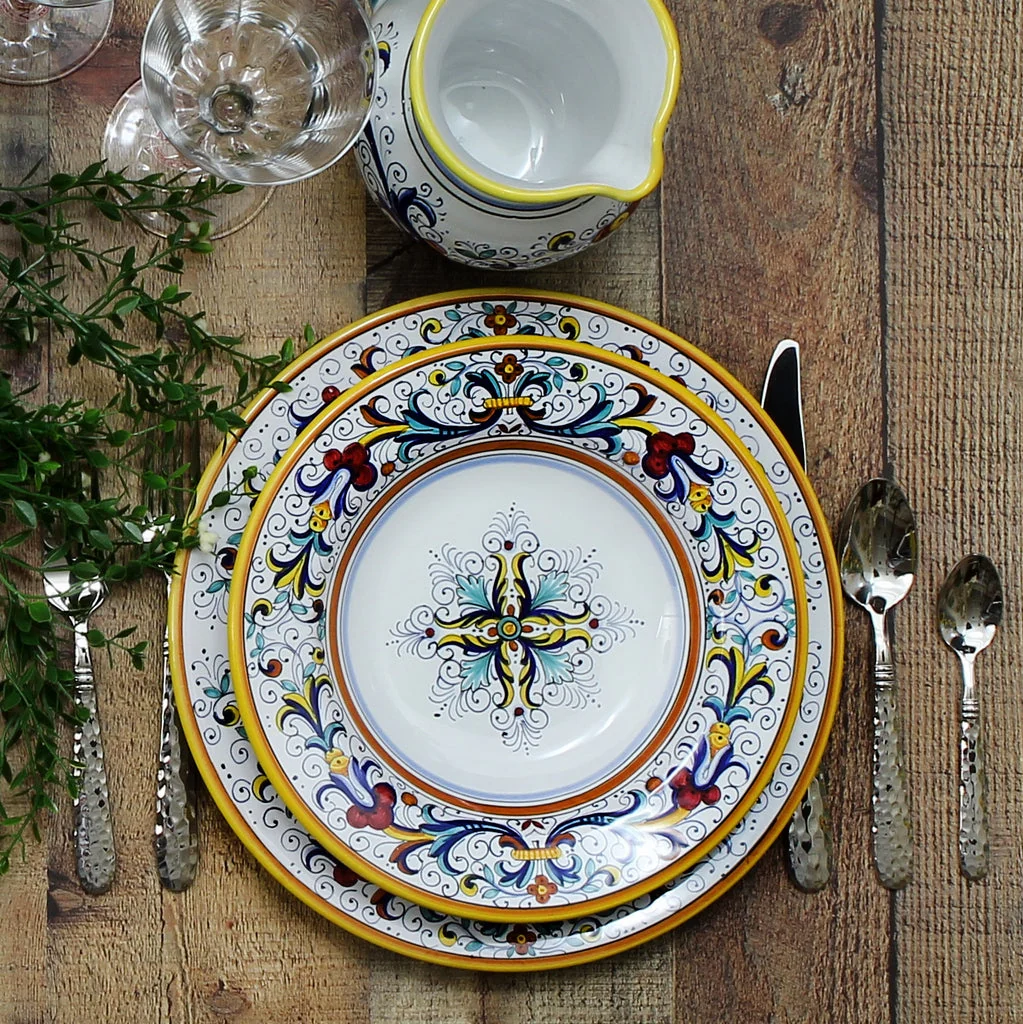 RICCO DERUTA DELUXE: Salad Plate - White Center - Image 2