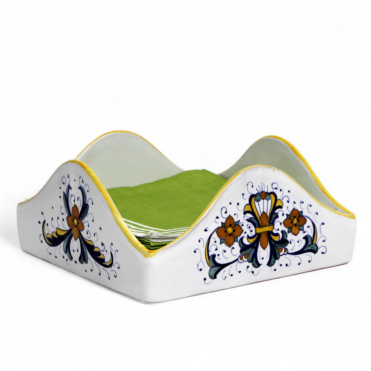 RICCO DERUTA CLASSICO: Square Napkins Holder Large (For Dinner Size napkins (8"x8")) - Image 2