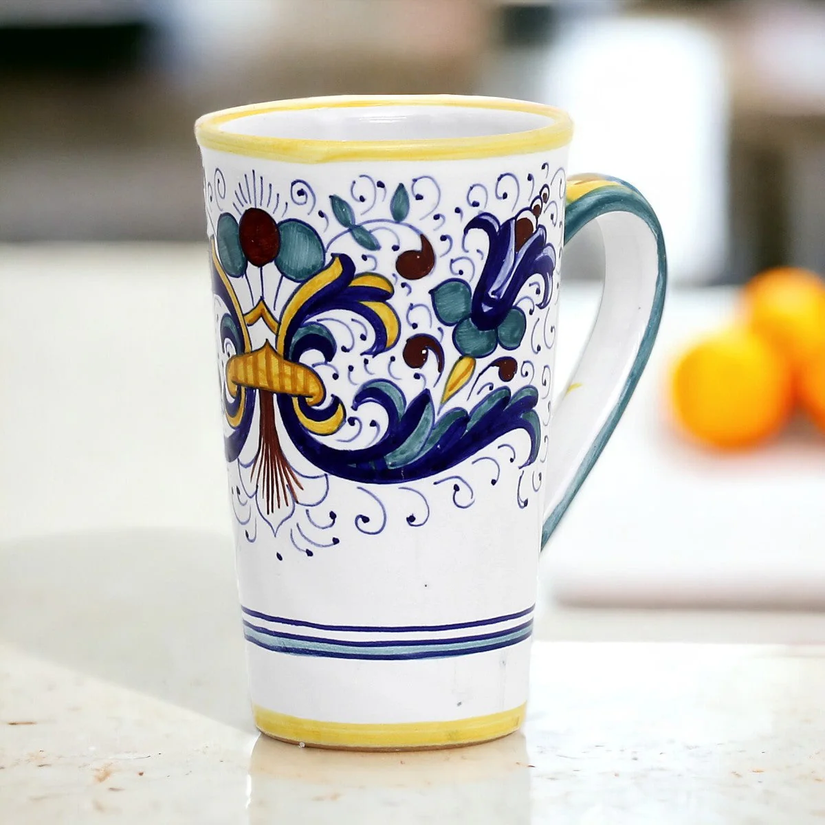 RICCO DERUTA CLASSICO: Tall Latte Mug with handle (16 Oz.) - Image 4