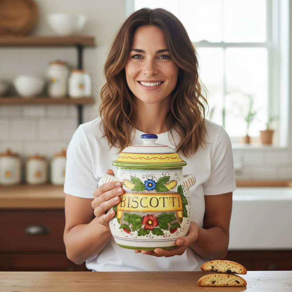 RUSTICA: Traditional Tuscan Biscotti Jar - Image 3