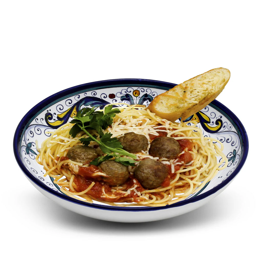 VECCHIA DERUTA: Risotto/Pasta/Cioppino round shallow coupe bowl - Image 3