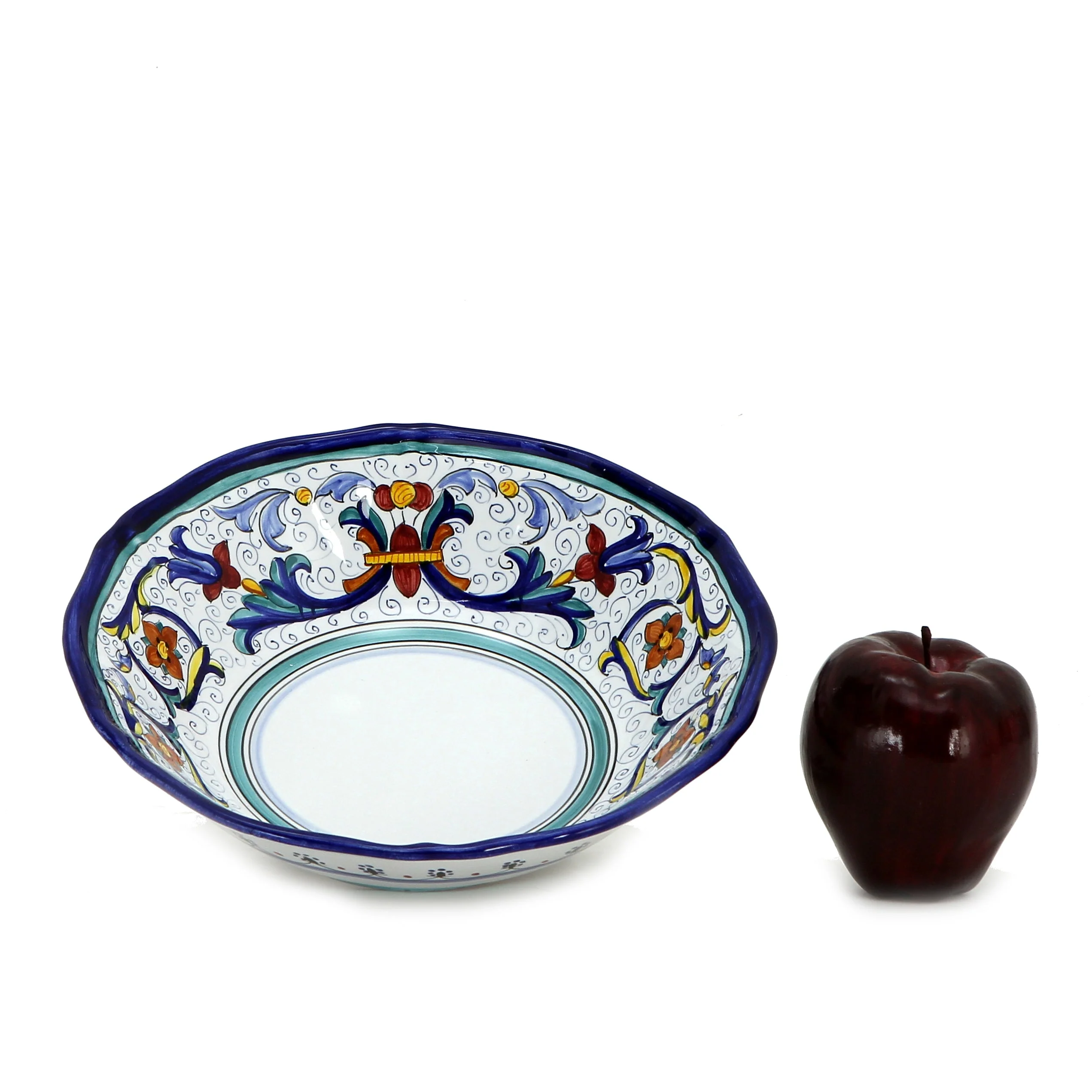 VECCHIA DERUTA: Salad Bowl (Medium 10" Diam.) [R] - Image 2